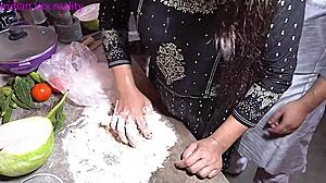 Desi Kitchen Creampie