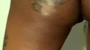 Ebony Dildo Workout