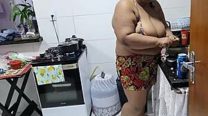 Big Tits Kitchen Fuck