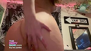horny latina masturbates