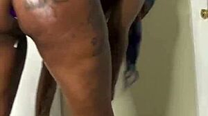 Ebony Dildo Workout