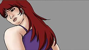 Redhead Miniskirt Art