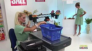 Blonde Milfs Foursome