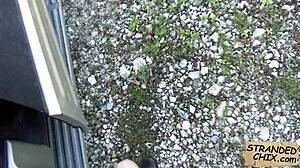 Teen Hitchhiker Ride