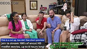 nurse masturbates exam