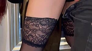 secretary stocking fuck