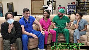 nurse masturbates exam