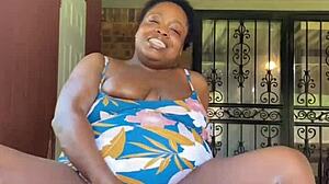 ebony sub orgasm
