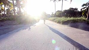 Ebony Public Blowjob