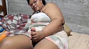 BBW Futanari Masturbation