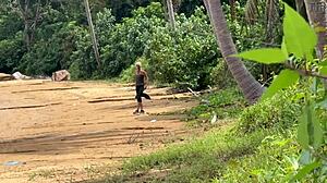 Beach Handjob Cumshot