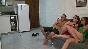 dance erection tease