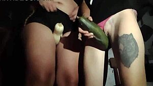 Pussy Zucchini Rub