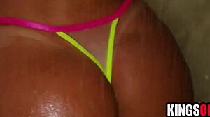 pawg bbc shower