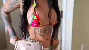 Busty Outdoor Blowjob