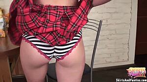 Panties Flash Tease