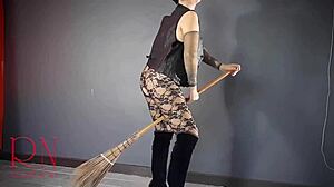 Witch Pantyhose Tease