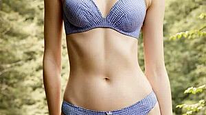 underwear bridge pose