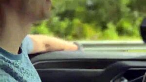 Busty Outdoor Blowjob