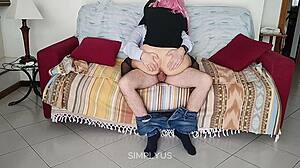 sofa cock ride