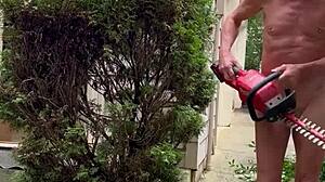 naked gardening