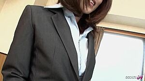 Double Creampie Office
