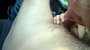 Deepthroat Taxi Blowjob