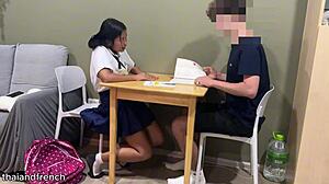 thai student suck