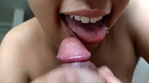 dildo sucking threesome