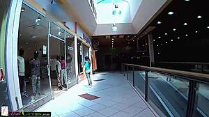 Mall Public Tease