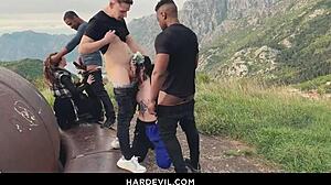 outdoor anal party