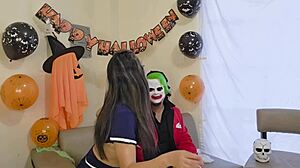 Halloween Threesome Passion