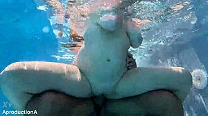 underwater golden facial
