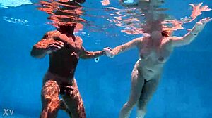 underwater golden facial