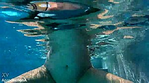 underwater golden facial