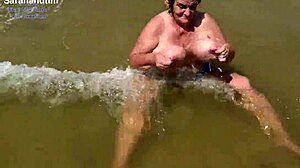 beach granny tits