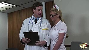 blonde nurse drill
