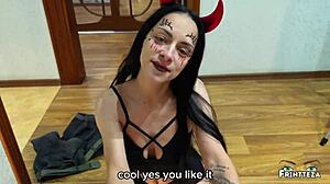 halloween creampie