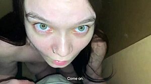 closet blowjob