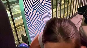 Balcony Creampie Thrill
