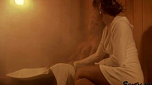 Sauna Pussy Lick