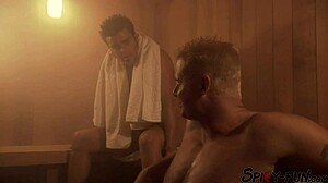 Sauna Pussy Lick