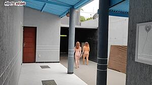 Naked Visitor Creampie