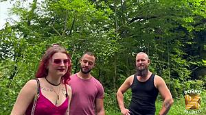 Redhead DP Threesome