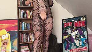 Blonde Halloween Masturbation