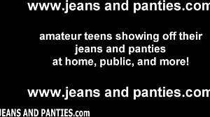 Teasing Tight Jeans