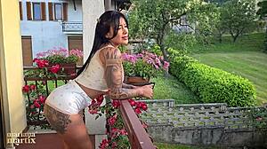 Latina Outdoor Cuckold