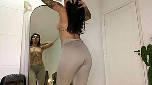 Girl Masturbates Yoga