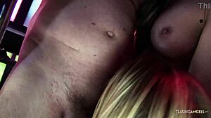 Big Tits Strip Threesome