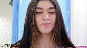 brunette first fuck